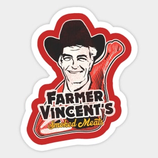 Farmer Vincent's Smoked Meat -- Motel Hell Fan Art Sticker